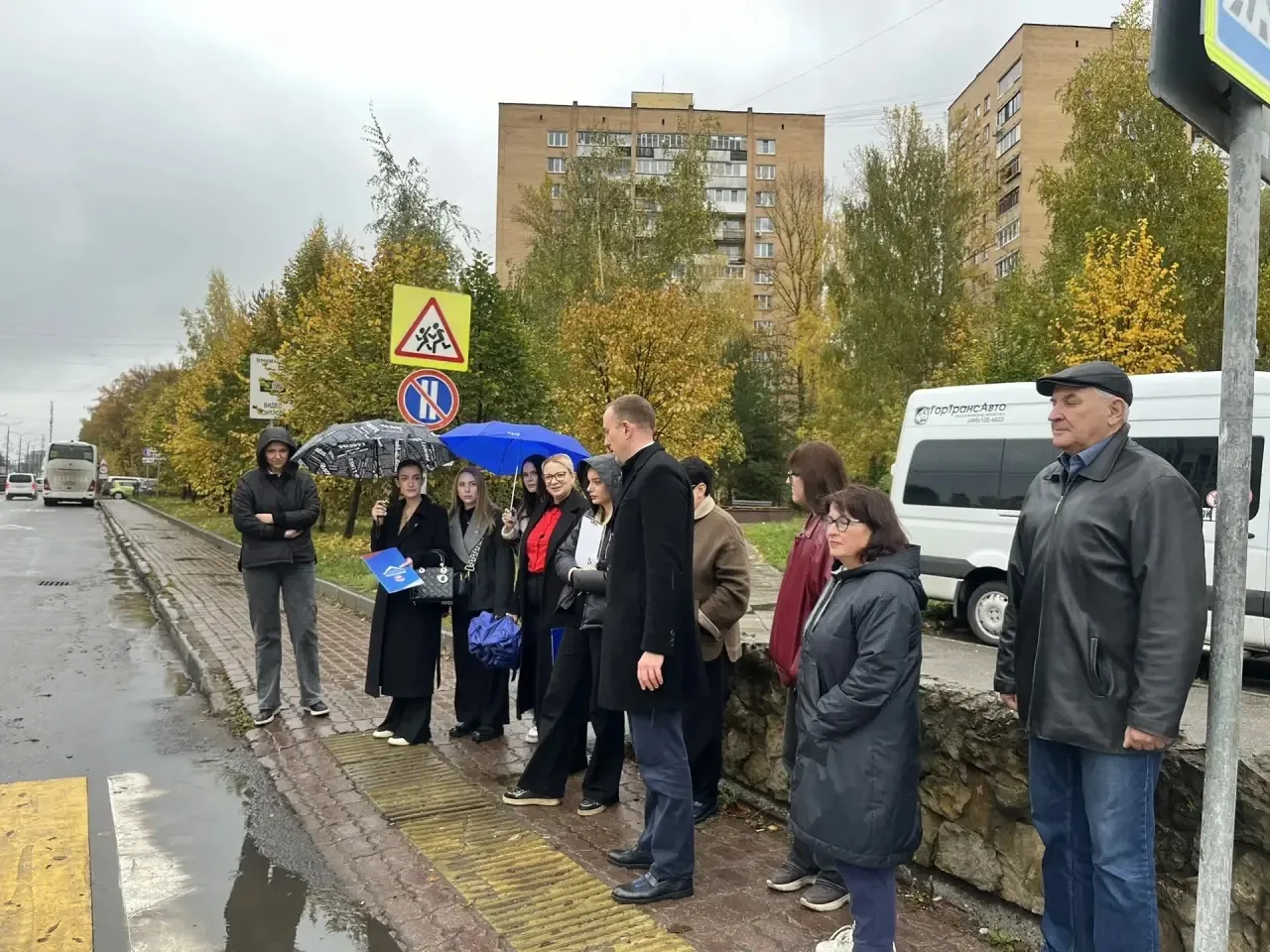 Под контролем и в нормах: в Химках проверили пешеходный переход в рамках проекта «Безоп...