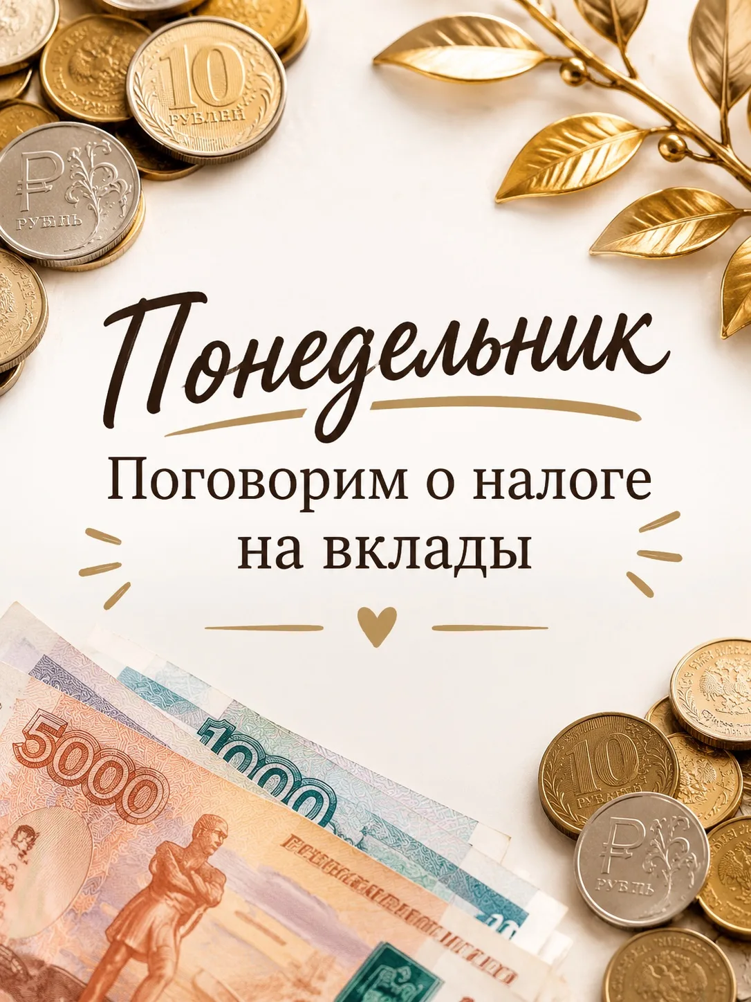 💸 ПОНЕДЕЛЬНИК. РАЗБИРАЕМ НАЛОГ НА ПРОЦЕНТЫ ПО ВКЛАДАМ