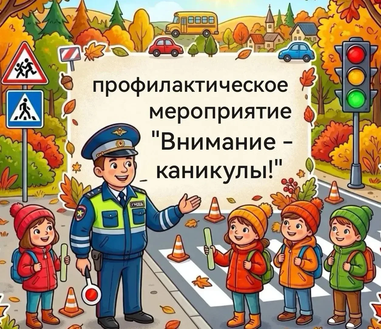"Внимание, каникулы!"- стартует  профилактическое мероприятие по безопасности дорожного...