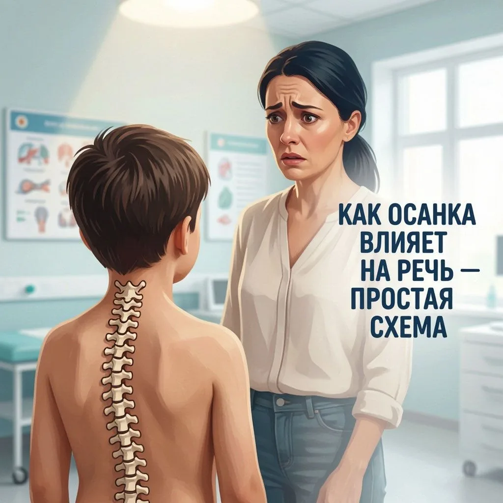 Знали, что осанка напрямую влияет на звукопроизношение❓Вот как это работает: