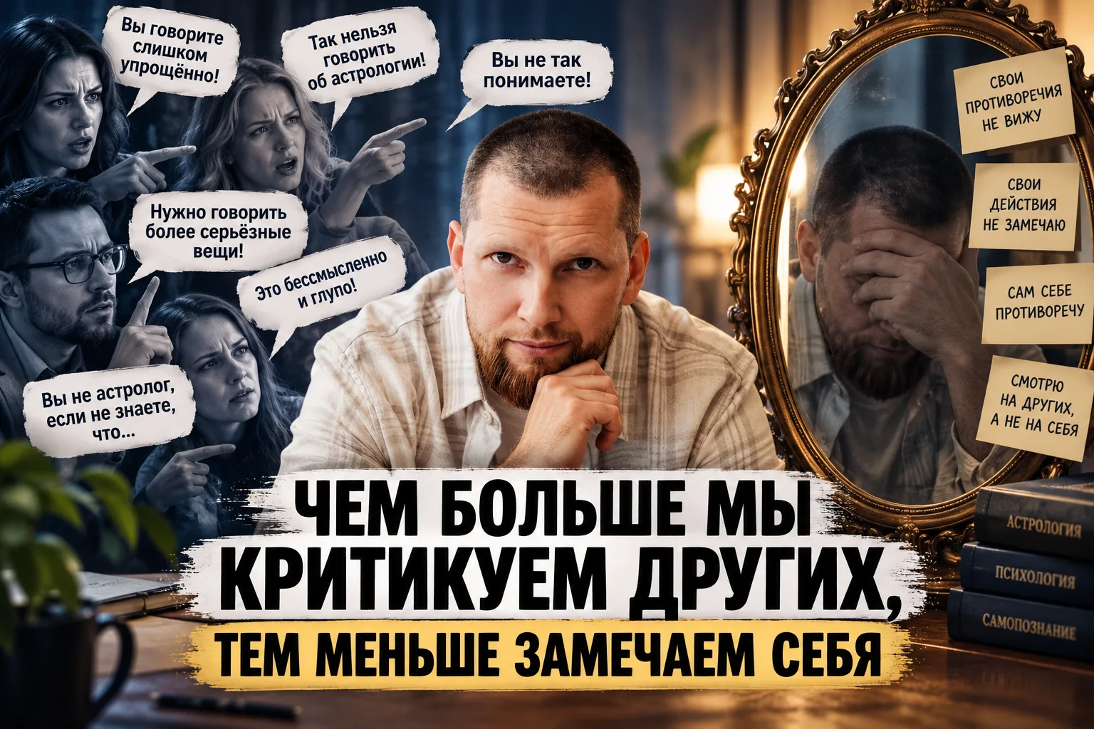 ЧЕМ БОЛЬШЕ МЫ ИСПРАВЛЯЕМ ДРУГИХ, ТЕМ МЕНЬШЕ ЗАМЕЧАЕМ СЕБЯ