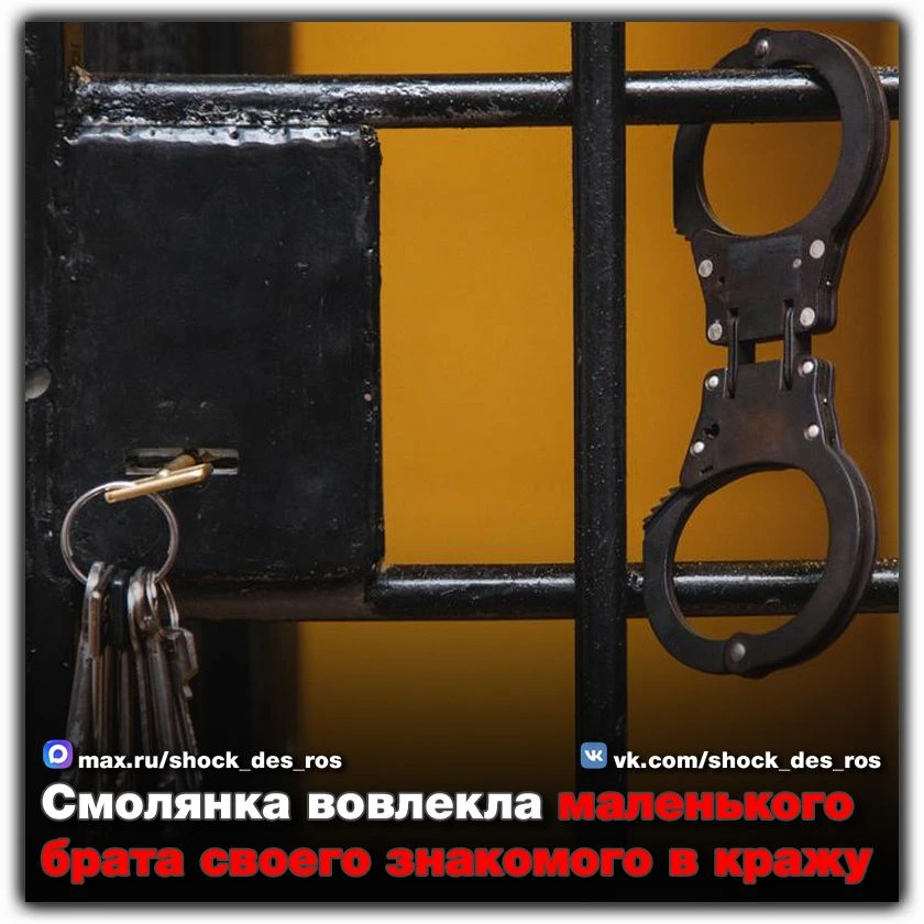 🔴 Смолянка вовлекла маленького брата своего знакомого в кражу