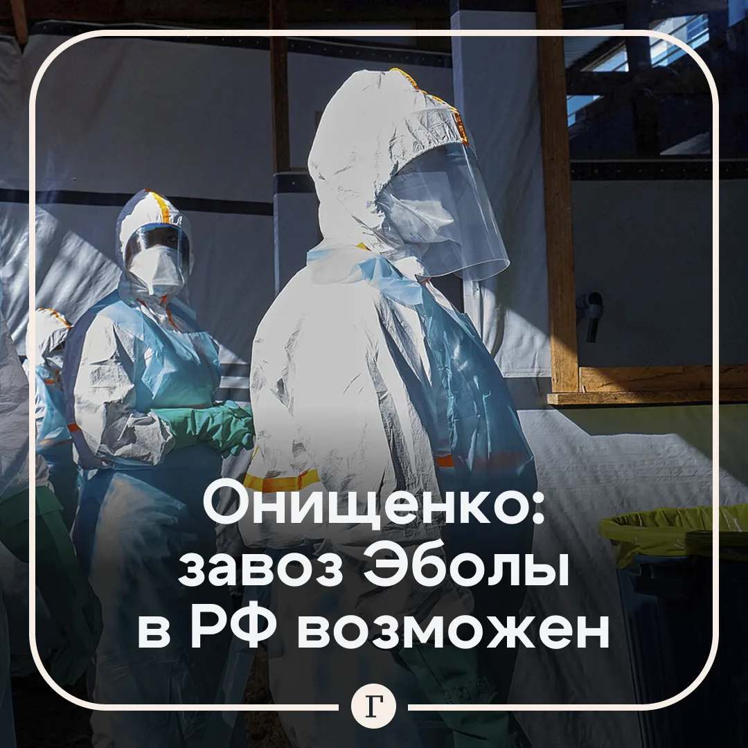 😱 Эпидемиолог допустил завоз Эболы в Россию.