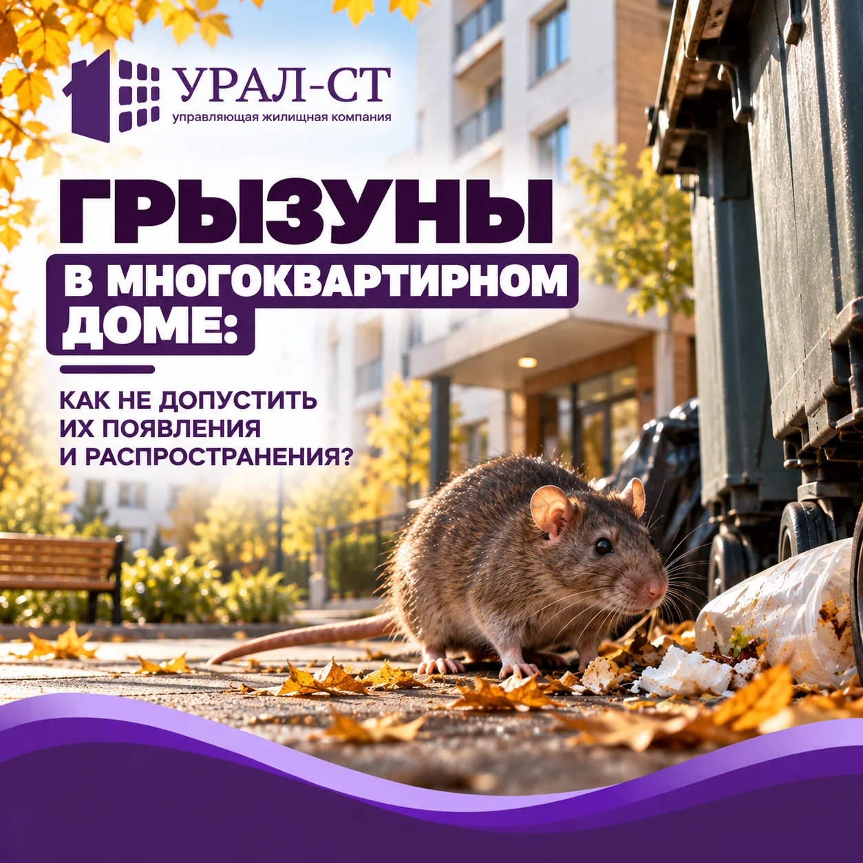 ГРЫЗУНЫ В МНОГОКВАРТИРНОМ ДОМЕ: КАК НЕ ДОПУСТИТЬ ИХ ПОЯВЛЕНИЯ И РАСПРОСТРАНЕНИЯ?