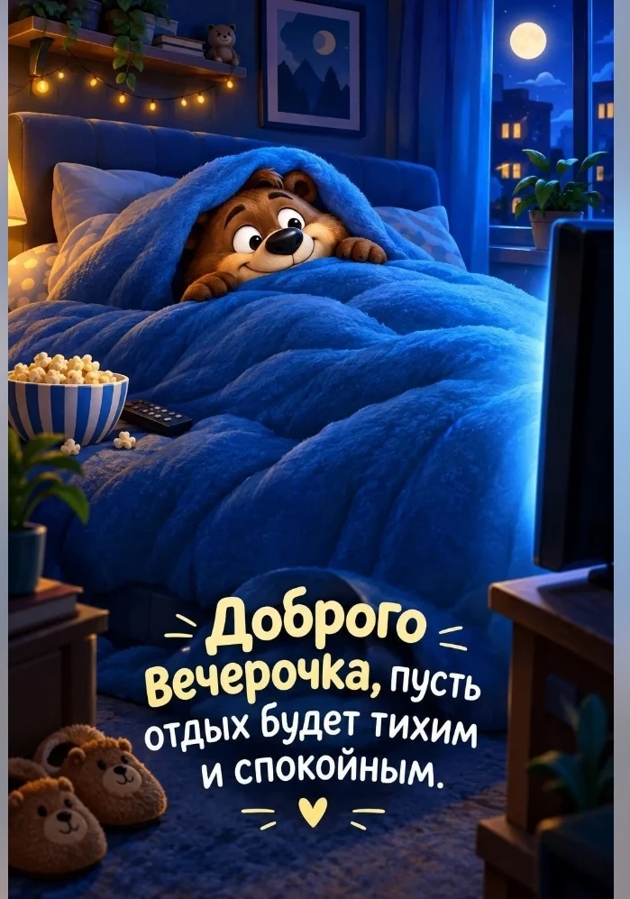 Вечерние интересные открытки 💙💛💙