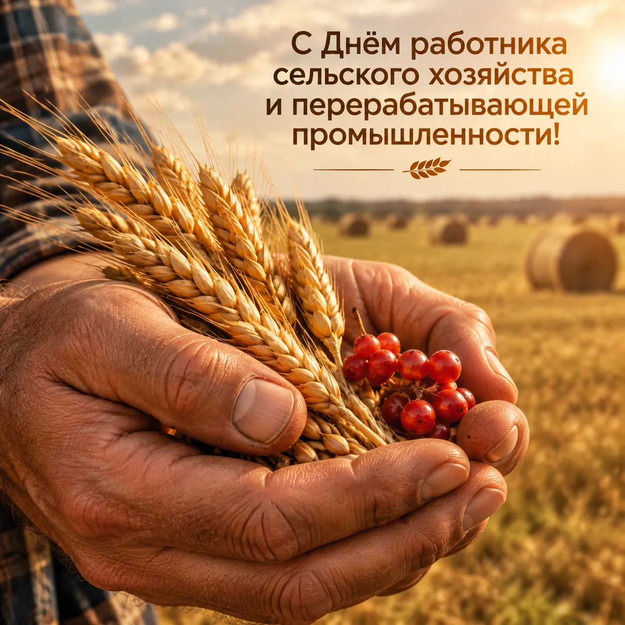 💐 С Днём работника сельского хозяйства и перерабатывающей промышленности, дорогие труж...