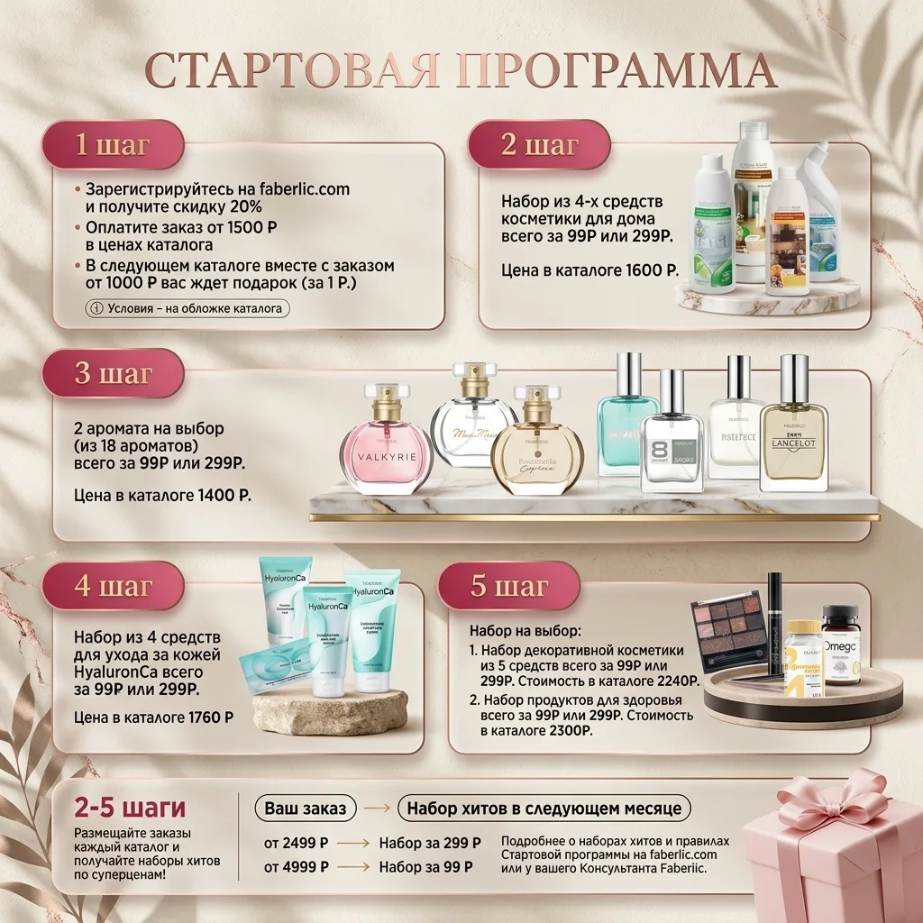 1️⃣Й ШАГ  - ВСЕГДА НА 1500 РУБ  по цене каталога и (подарок всегда за 1 шаг и всегда ра...