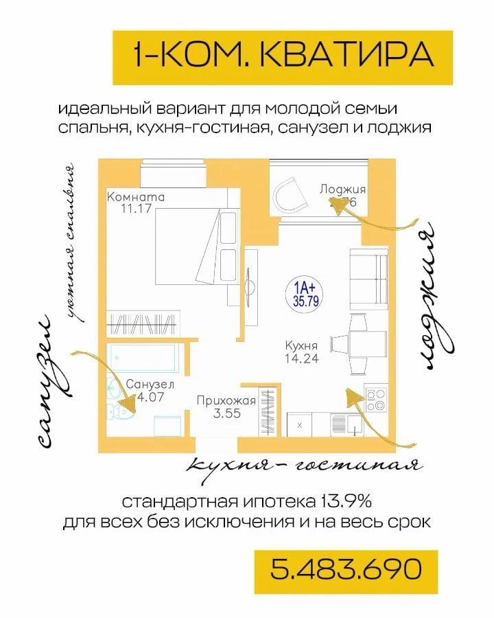Продадим квартиру, - даже если у вас нет детей!