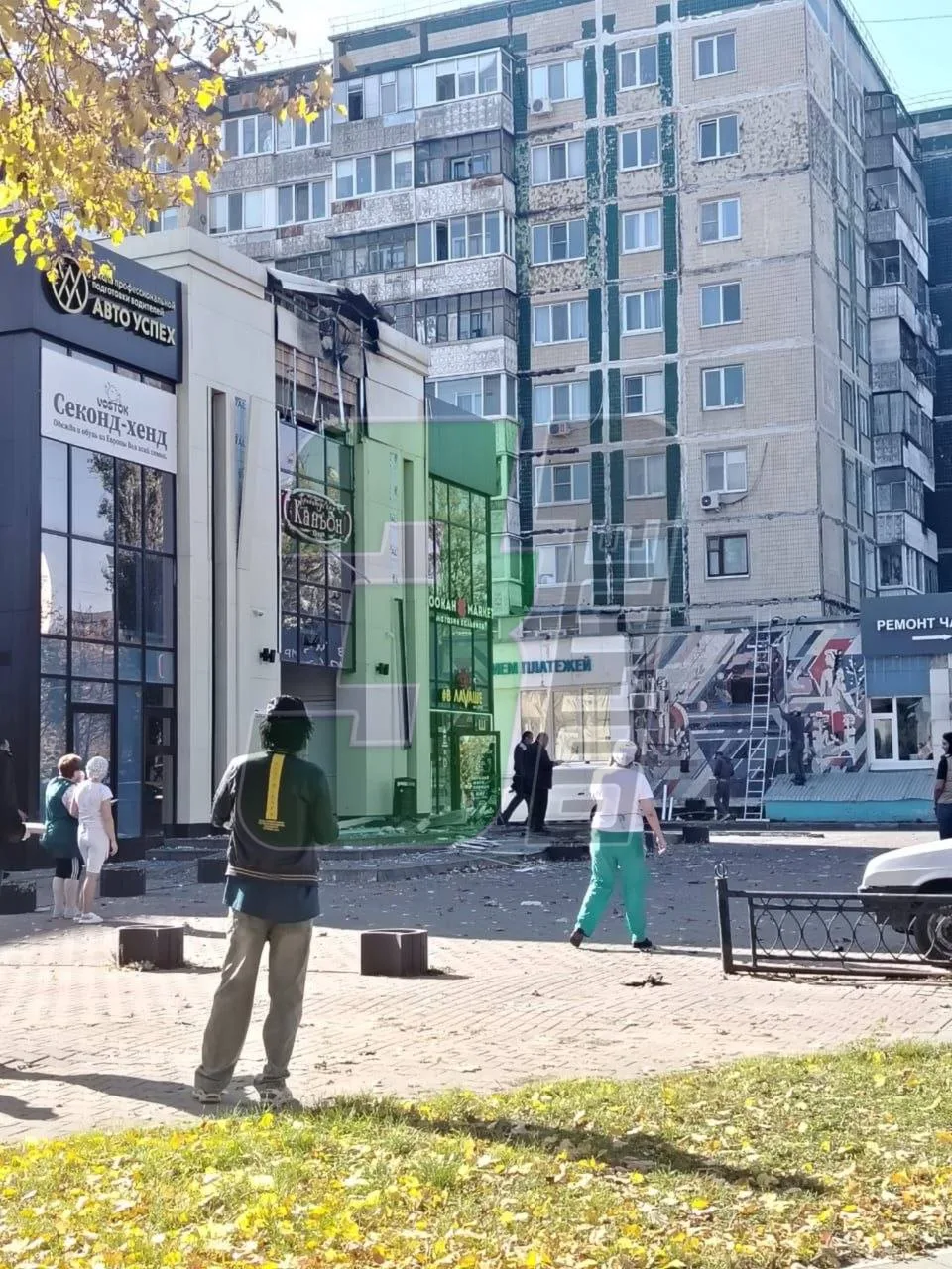❗️В районе улицы Щорса дрон атаковал магазин