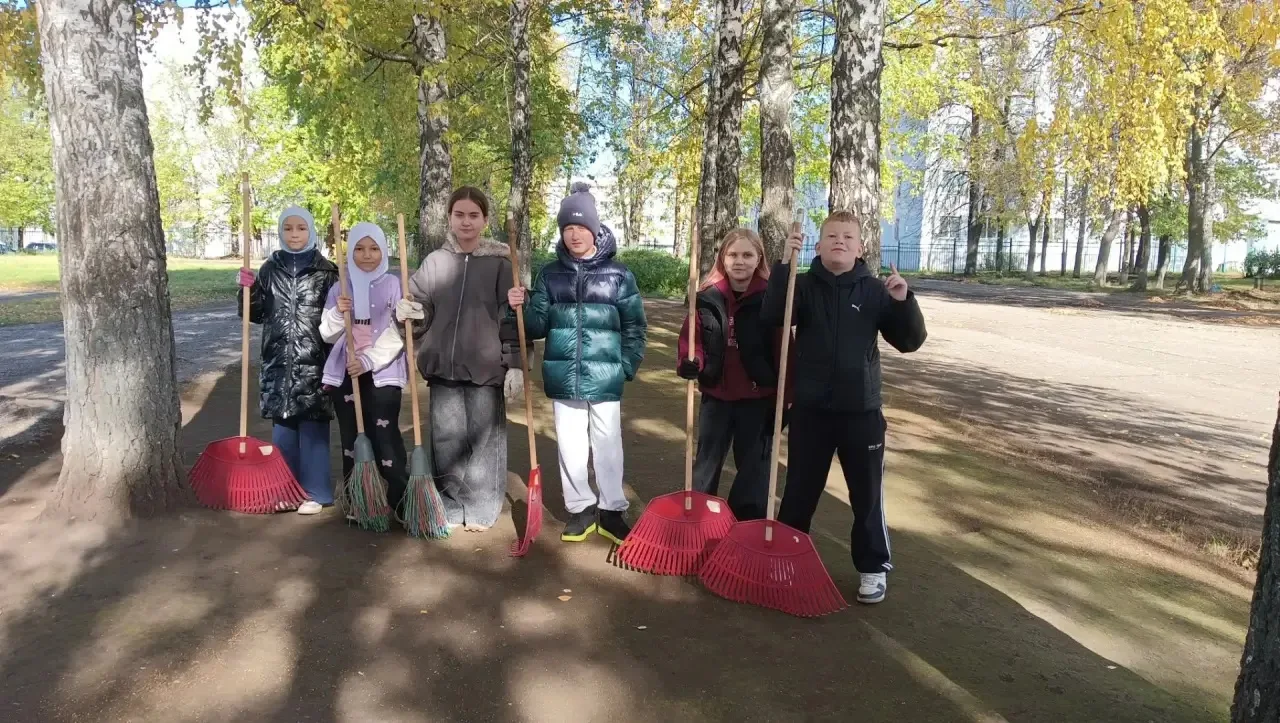 ✅Осенний месячник по благоустройству территории.