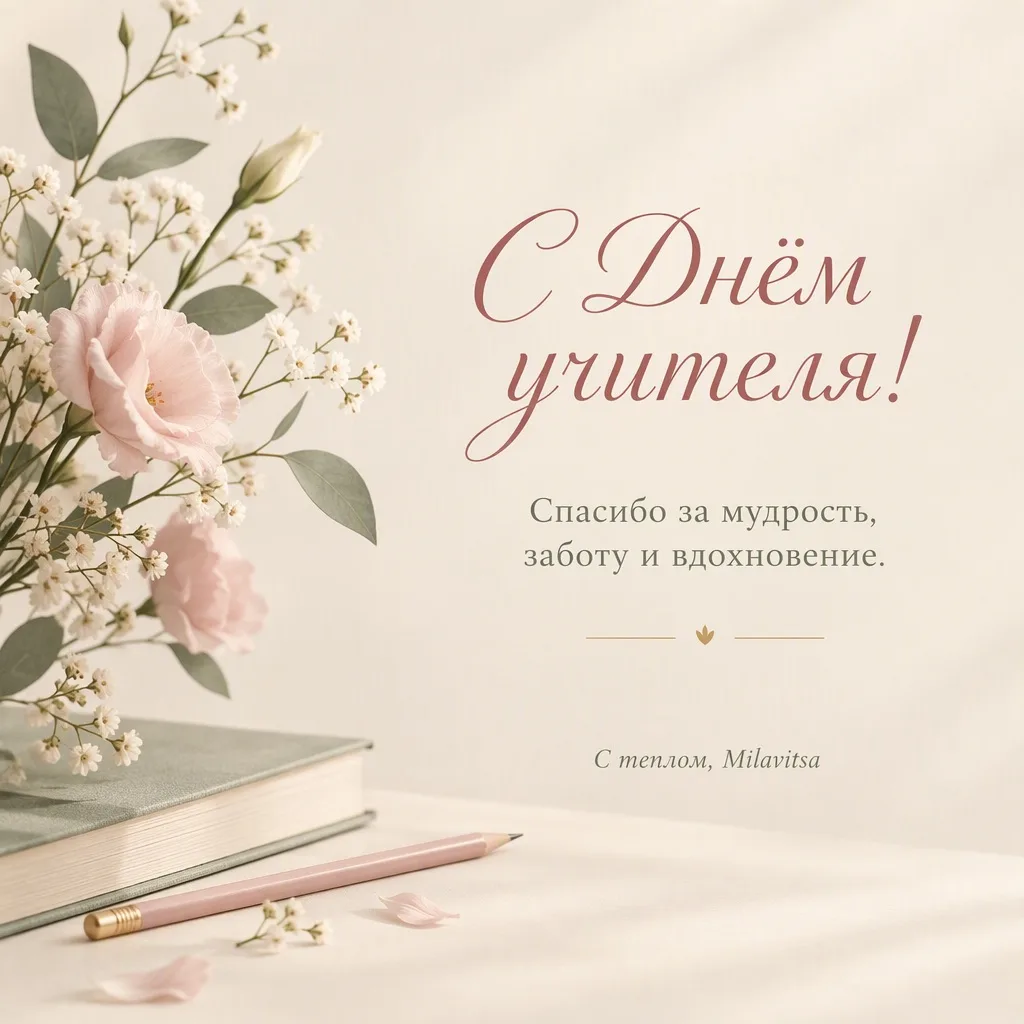 📚💐 С Днём учителя! 💐📚