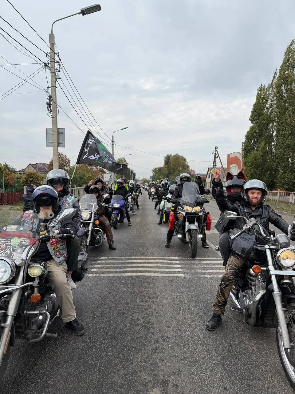 🏍️ Борисоглебские байкеры завершили мотосезон мотопробегом.