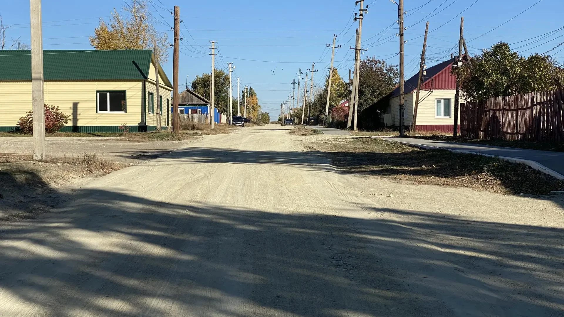 В Красноармейске завершилось щебенение дорог
