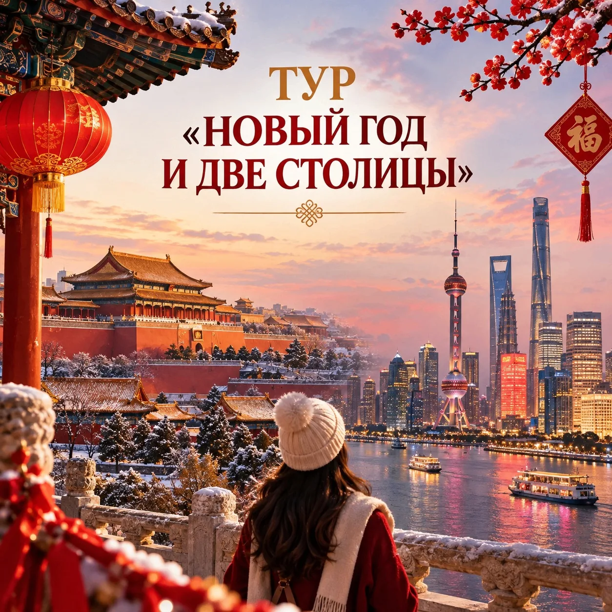 ОТ 2490$/ЧЕЛ ТУР «НОВЫЙ ГОД И ДВЕ СТОЛИЦЫ» • 9 ДНЕЙ • С АВИА • (СТ406)