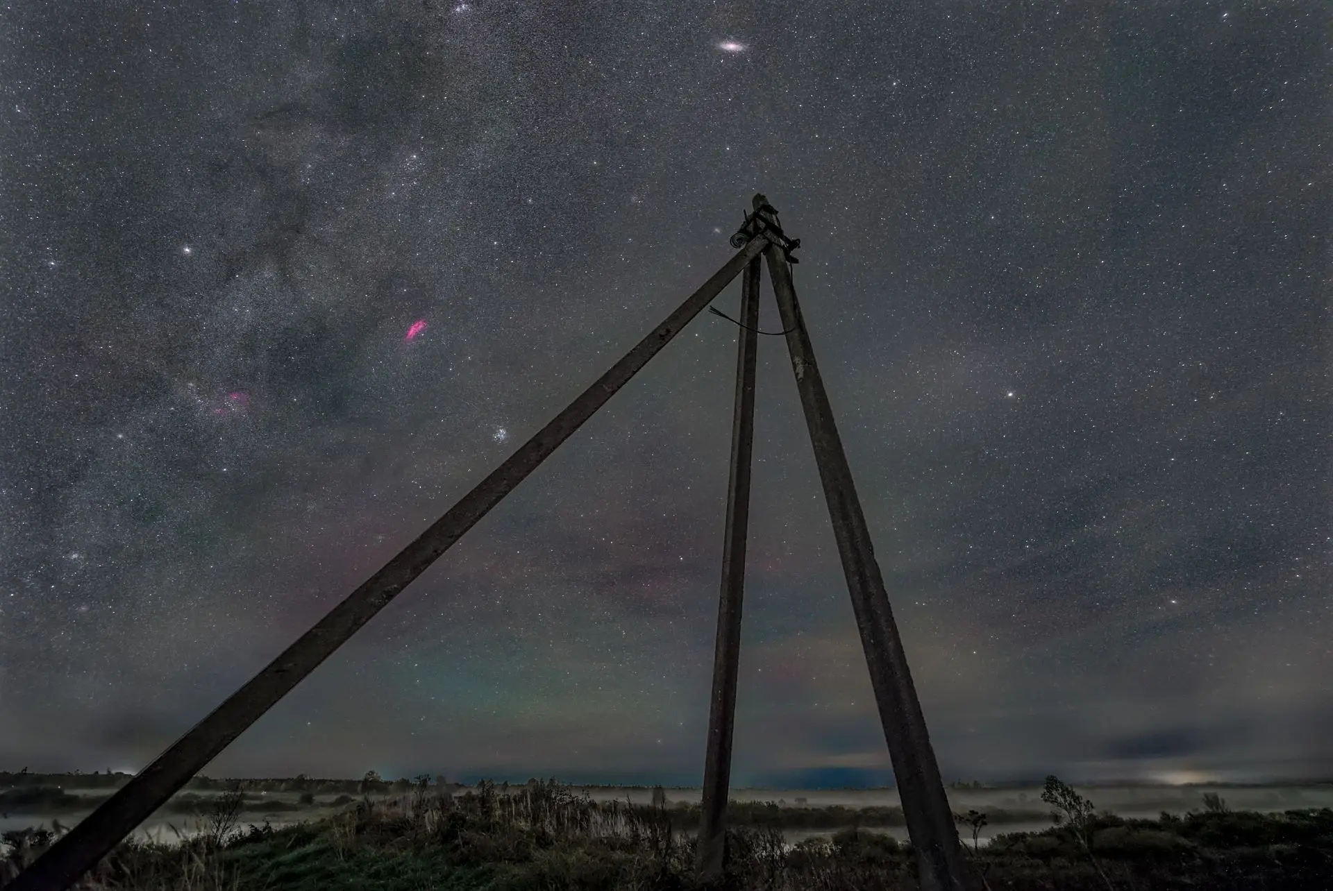 🌌 Млечный Путь над рекой Смолинкой