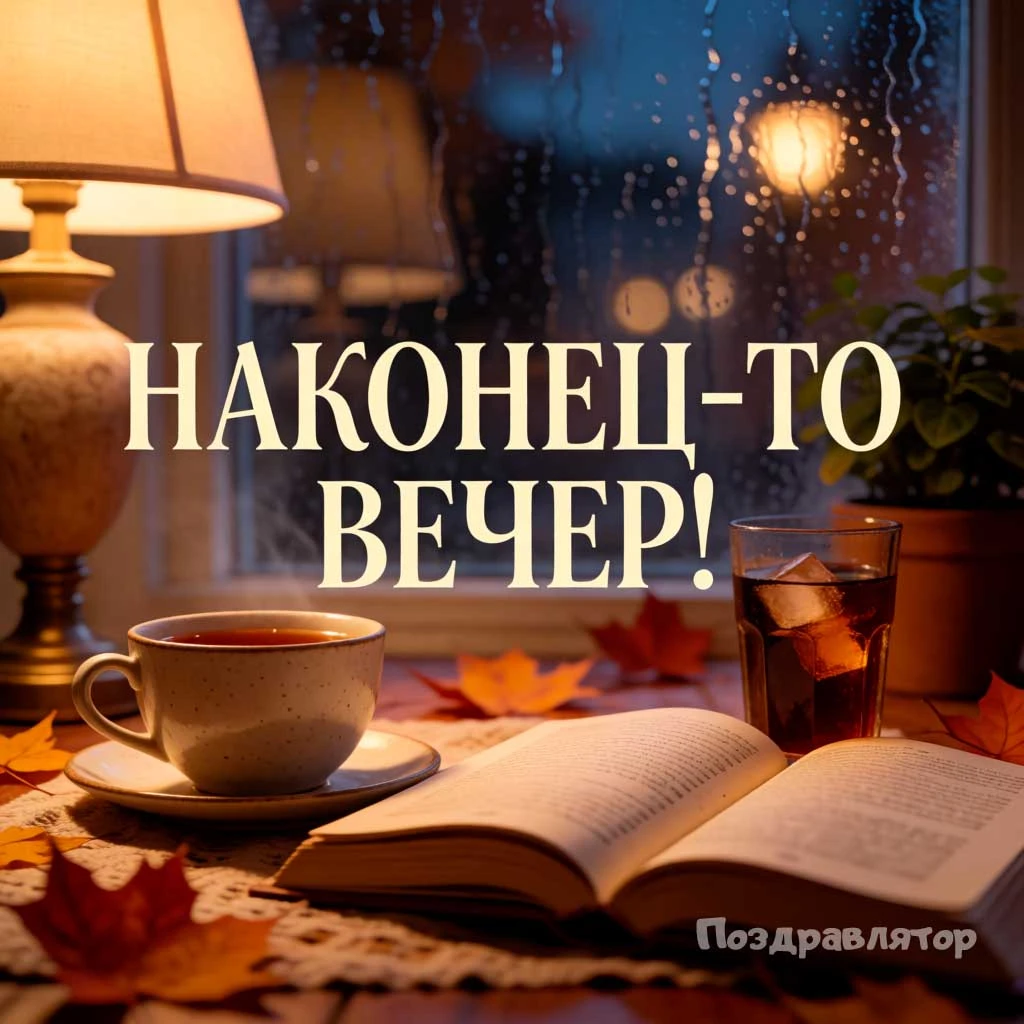 Время снять с себя все дела и просто выдохнуть. Завари чай, укройся пледом и забудь про...