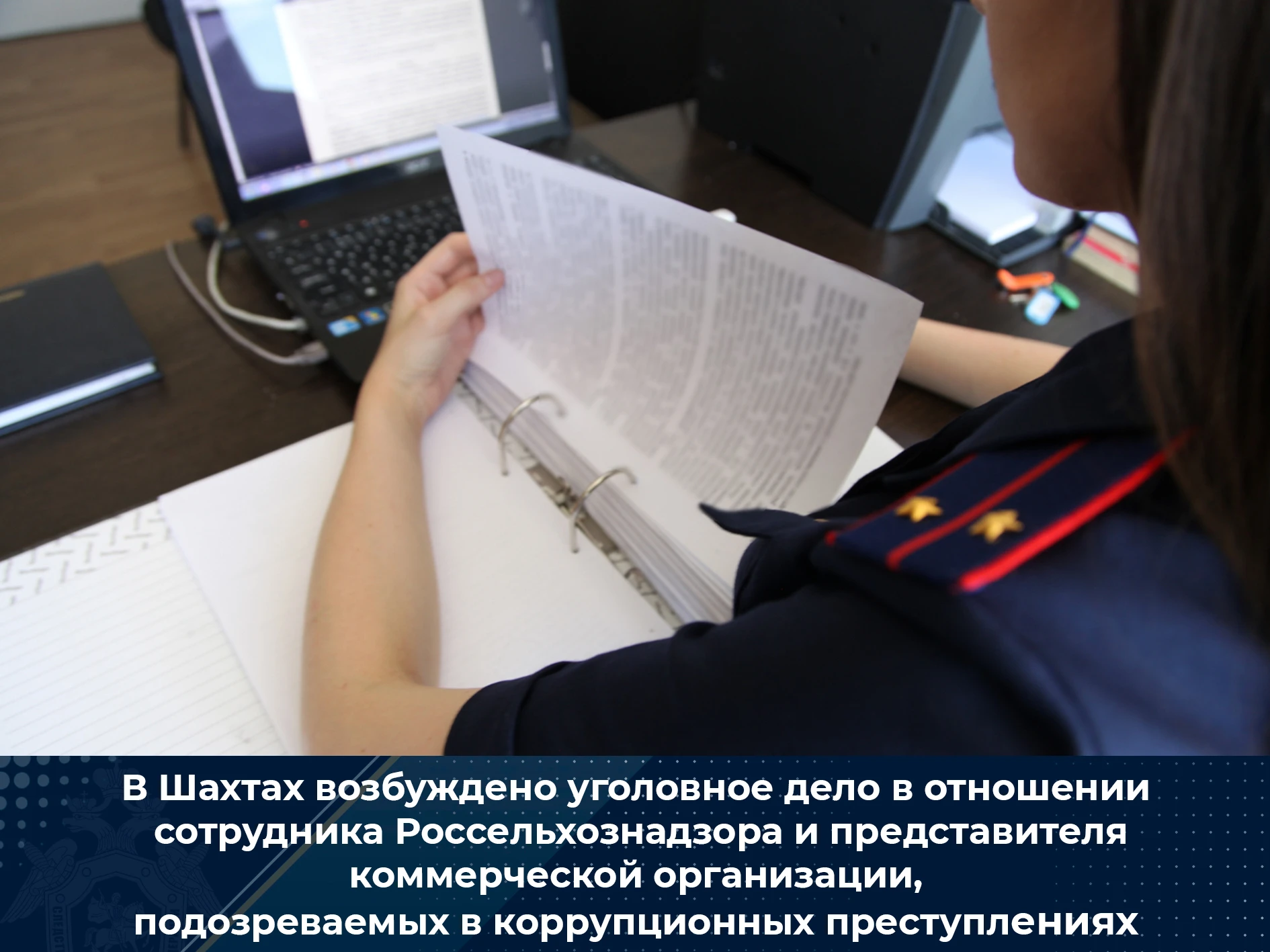 В Шахтах возбуждено уголовное дело в отношении сотрудника Россельхознадзора и представи...