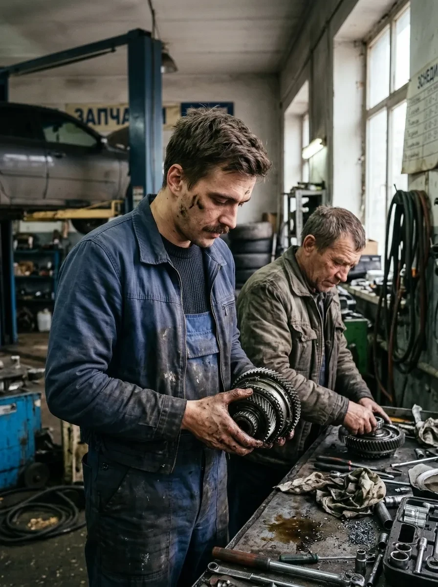Volkswagen и Audi делят коробку на два сцепления. Соседняя ступень готова к работе заранее