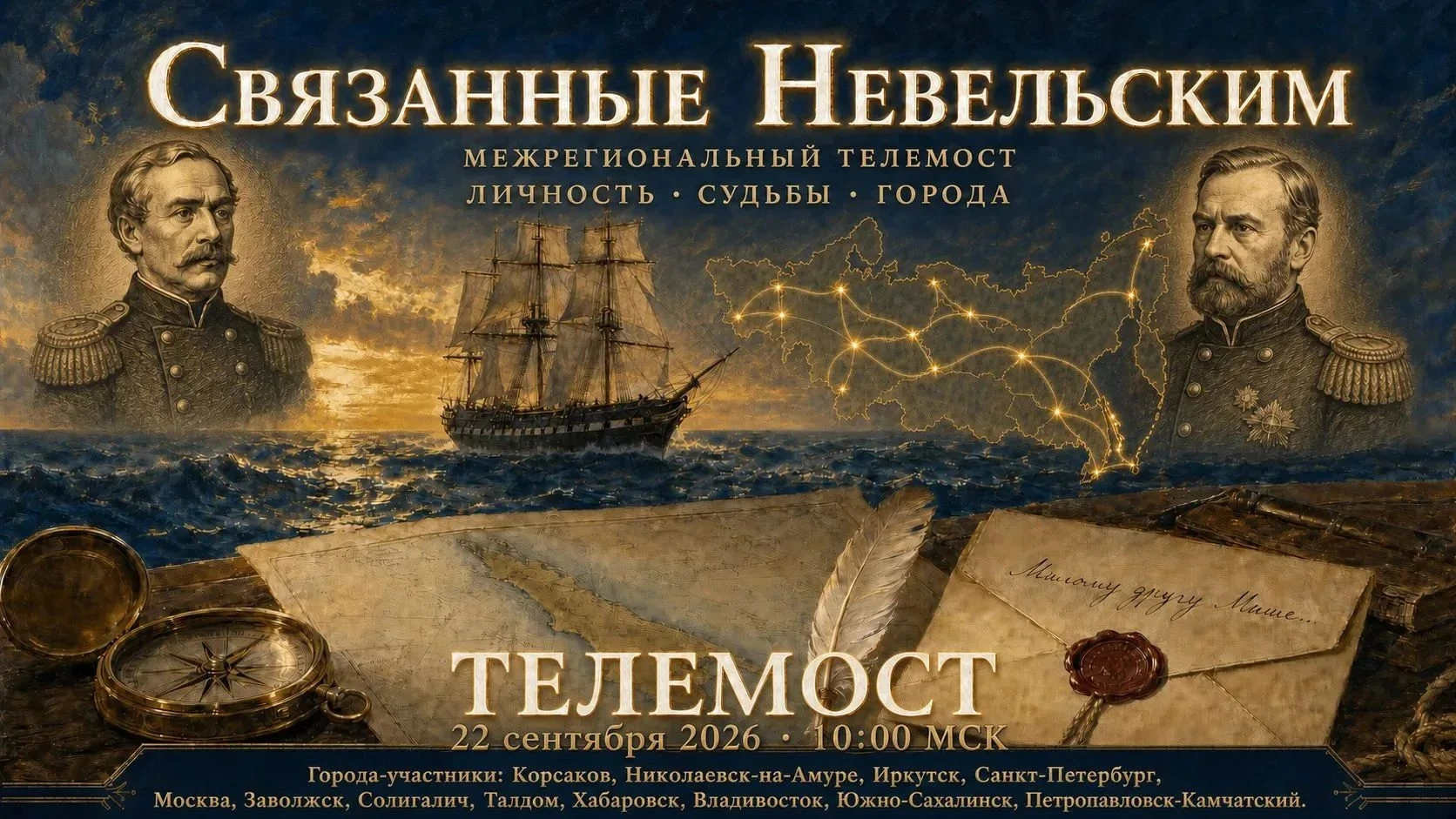 Вчера 22.09.2026г. наш музей присоединился к межрегиональному телемосту «Связанные Неве...