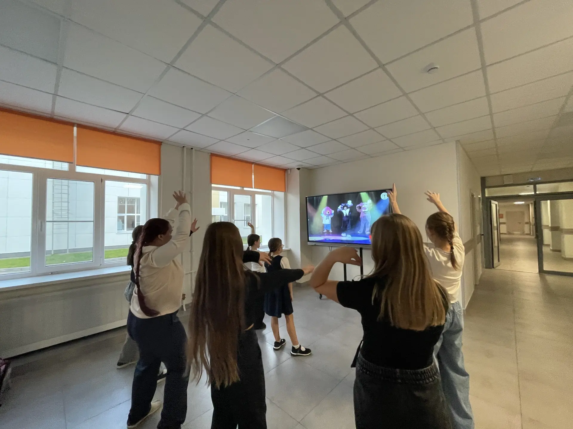 Новости с занятия школьной театральной студии «Перспектива»🎭Отрабатывали ритм и такт🩰...
