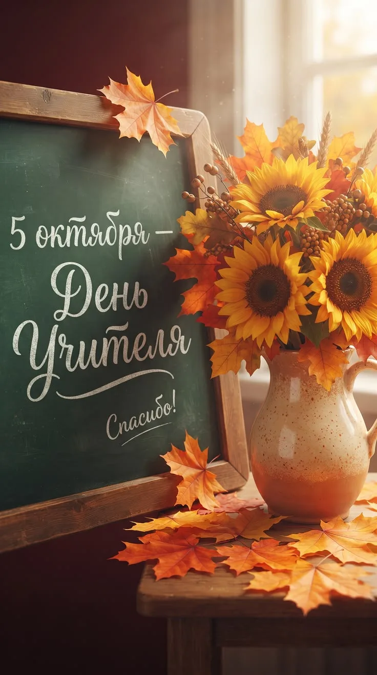 Дорогие педагоги и весь коллектив школы!🍂