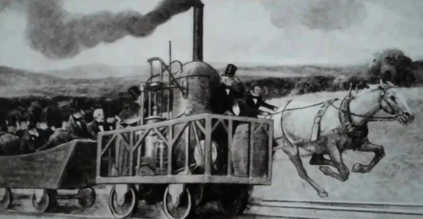 9 октября 1836 состоялась первая пробная поездка по рельсовой дороге Царское Село — Пав...