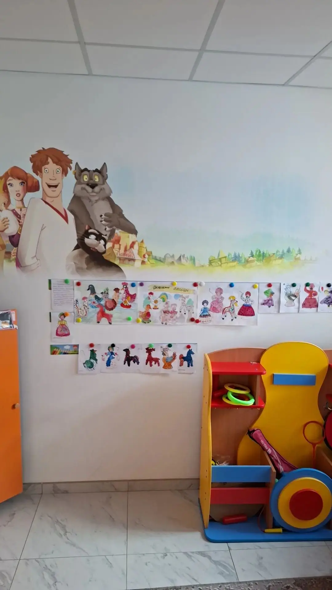 👩‍🎨👨‍🎨Сегодня дети старшей группы старательно выполнили коллективную работу "Дымков...