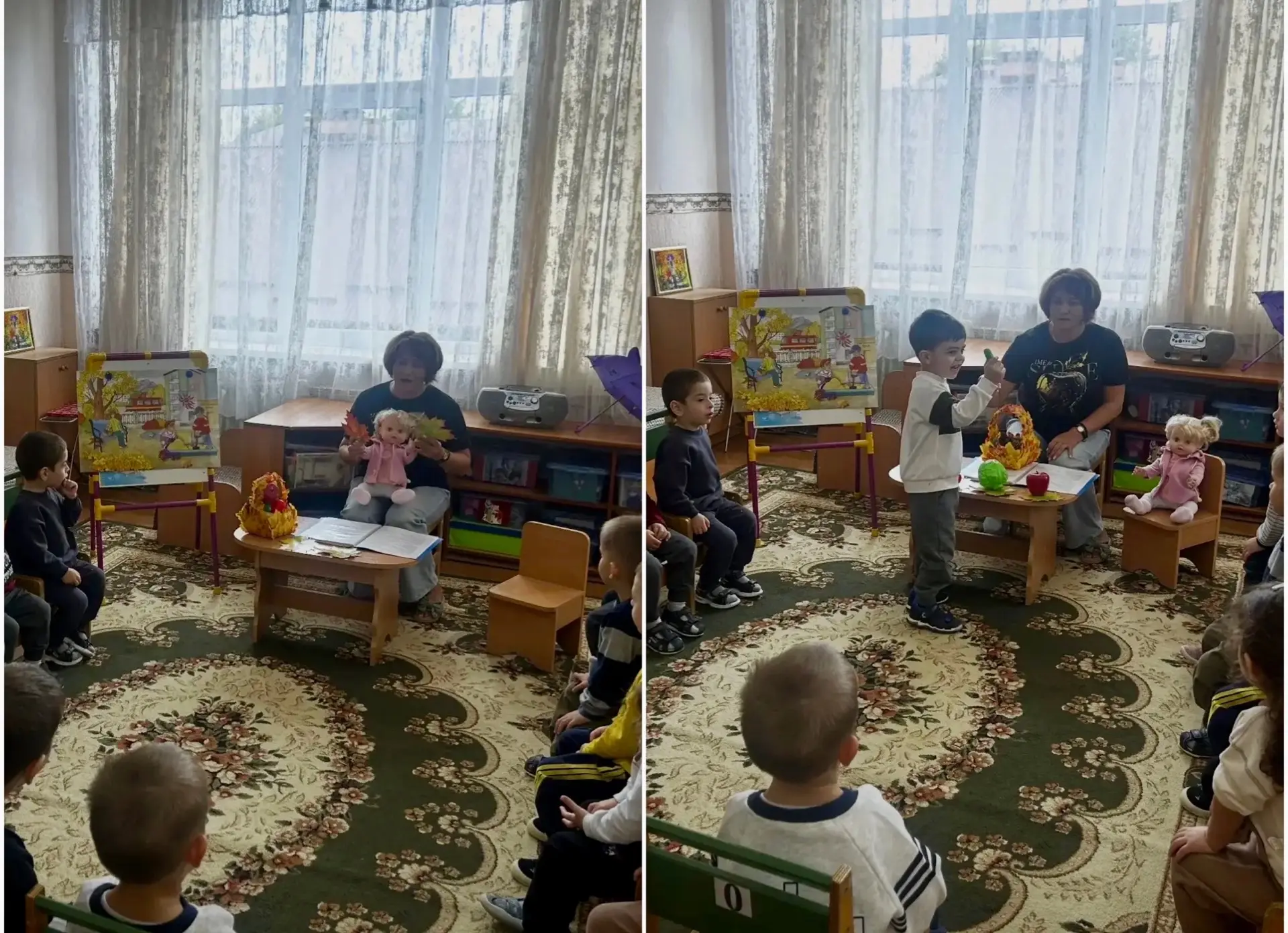 ✨Познавательное занятие в младшей группе «А» на тему: «Осень. Овощи и фрукты.» помогло ...