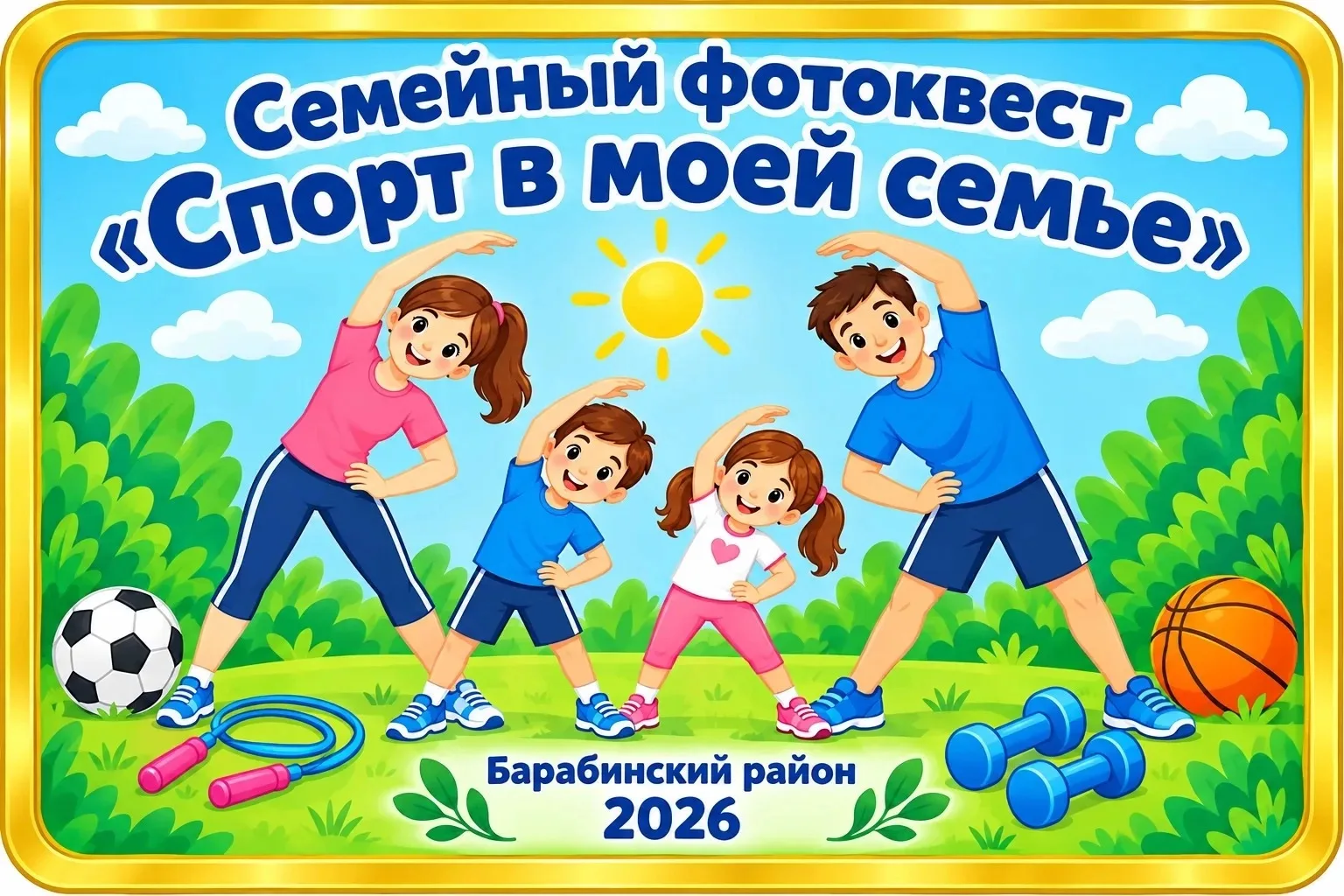 🏆 ИТОГИ ФОТОКВЕСТА «СПОРТ В МОЕЙ СЕМЬЕ»!