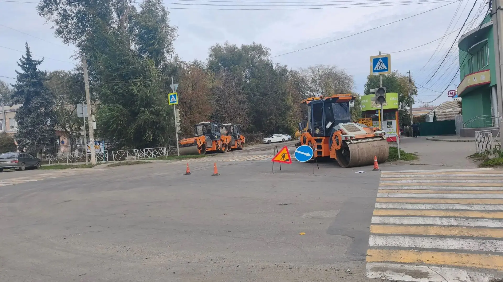 Светофор отключили.