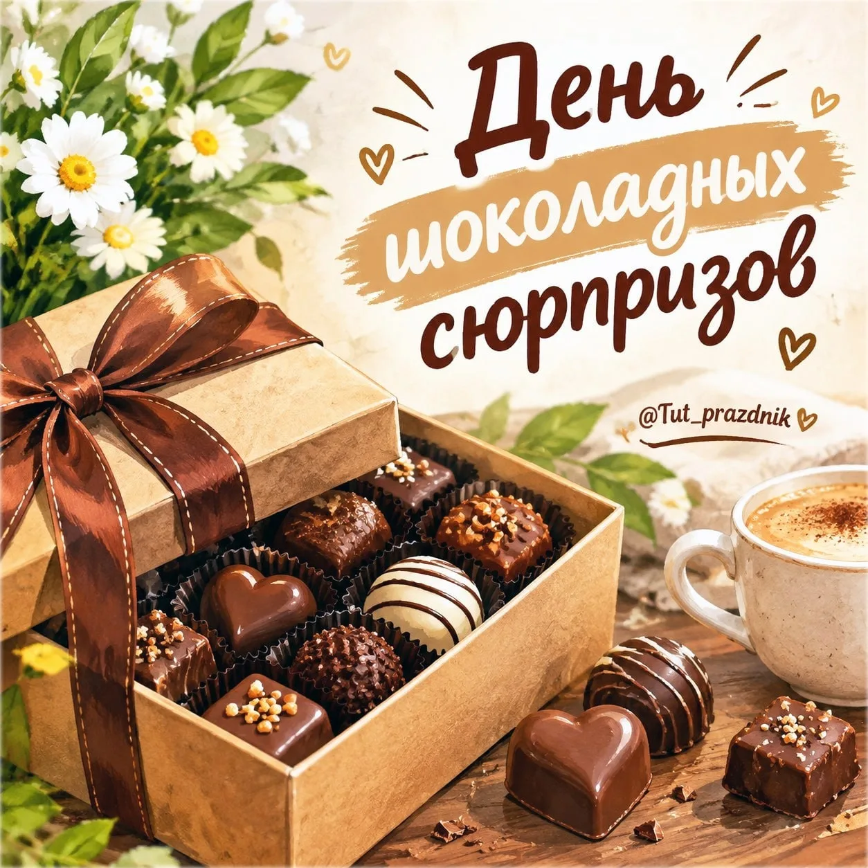 🍫 12 октября — День шоколадных сюрпризов