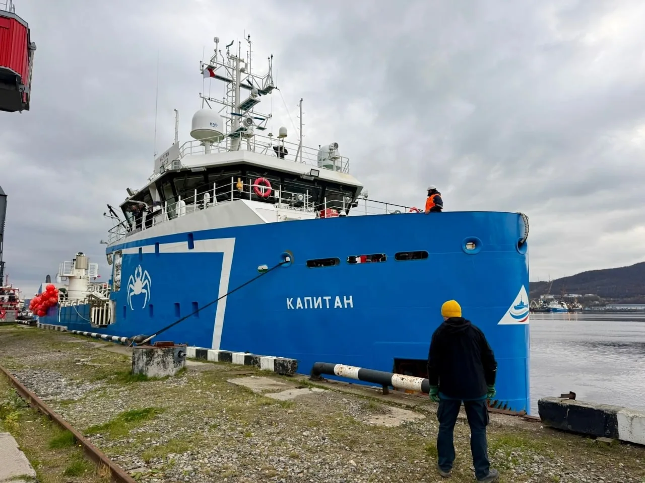 🌊 Краболов "Капитан" проекта ССа5712LS впервые прибыл в Мурманск