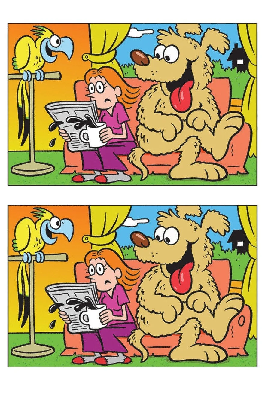 Найдите шесть отличий!