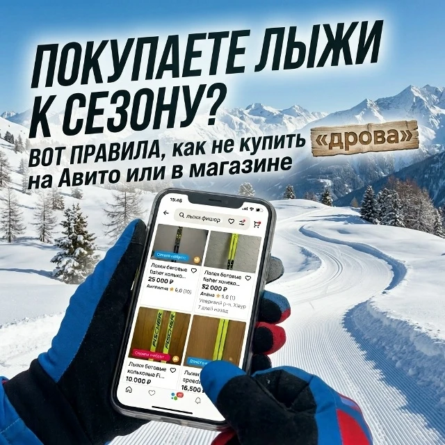 Покупаете лыжи к сезону? Вот правила, как не купить «дрова» на Авито или в магазине 🛒 ...