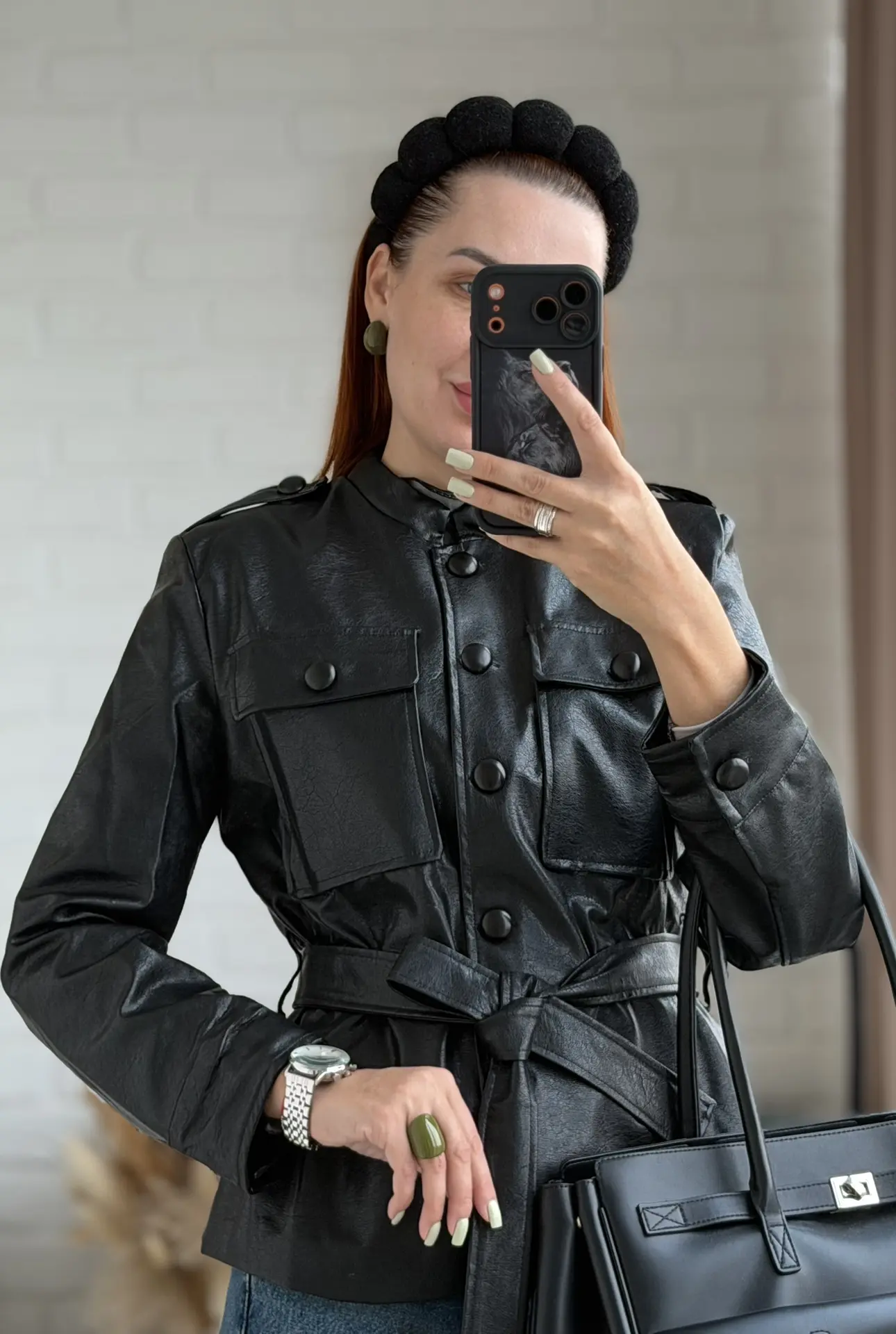 Жакет из эко кожи как в ZARA 🖤