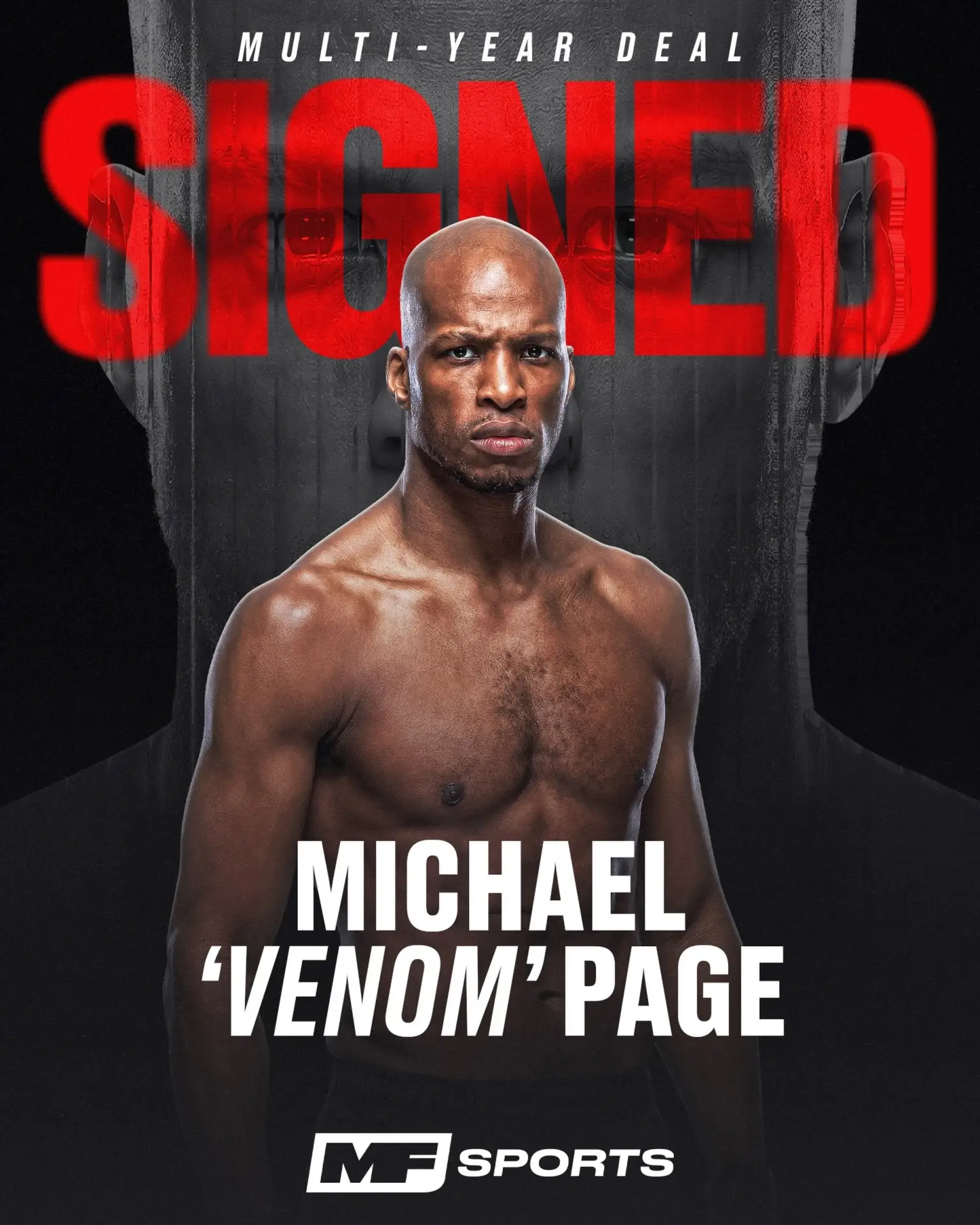 ✅ Майкл Пейдж подписал многолетний контракт Misfits Sports (Boxing)