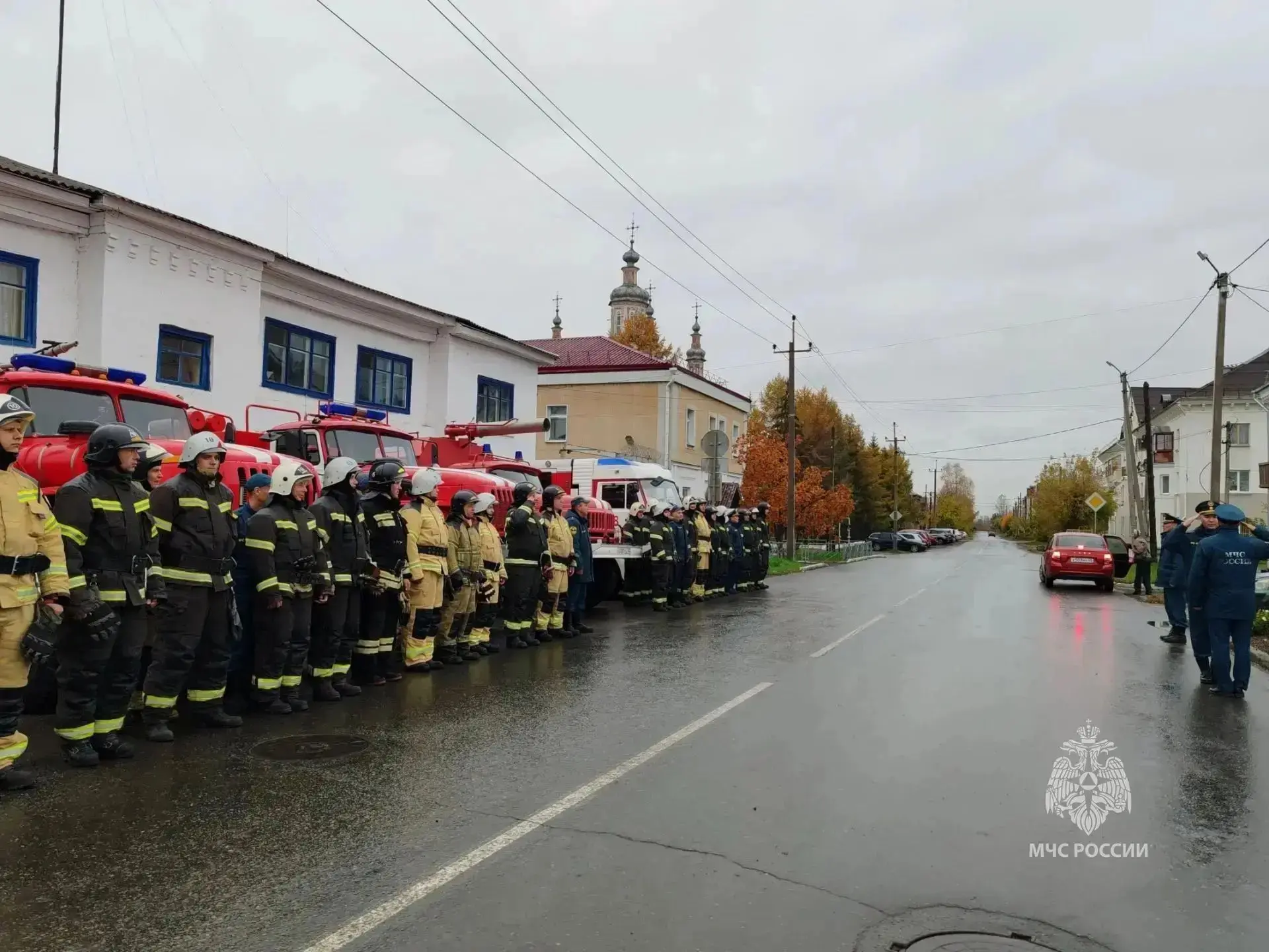 В Шадринске прошли учения по защите населенных пунктов от пожаров