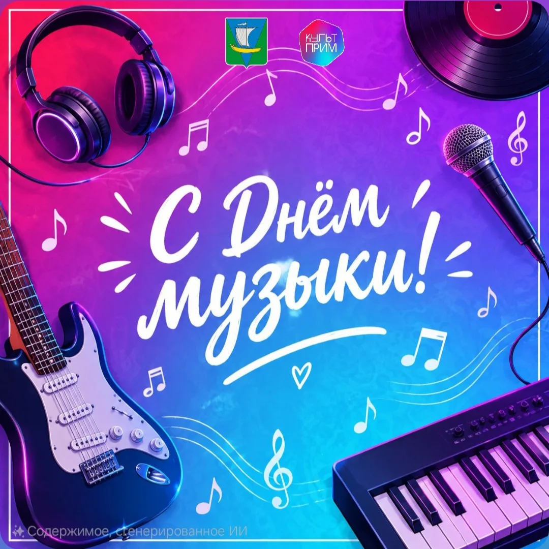 💥С МЕЖДУНАРОДНЫМ ДНЁМ МУЗЫКИ!💥