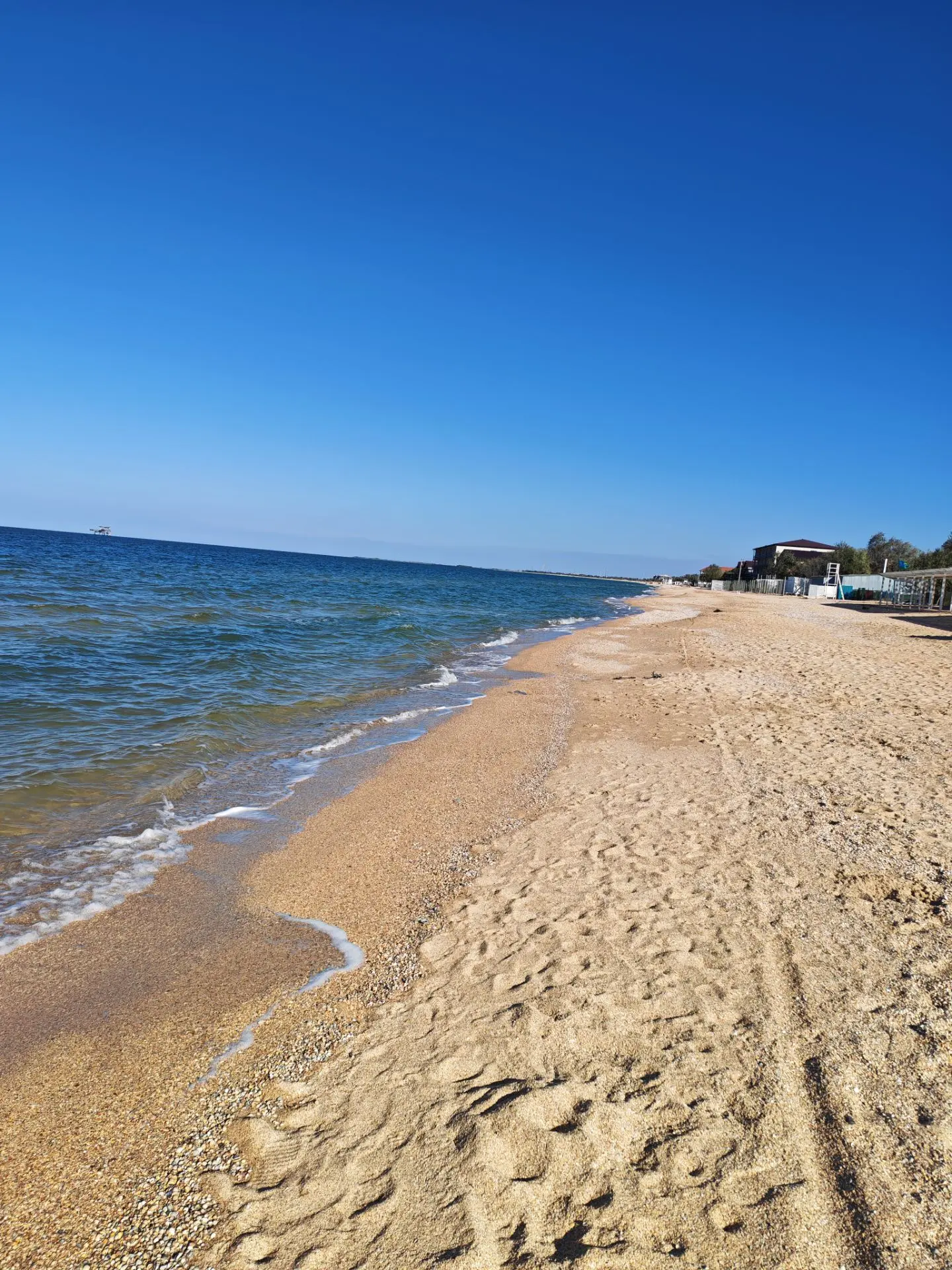 🌊 Голубицкая, пляж «27 поворот». Азовское море сегодня, 5 октября.