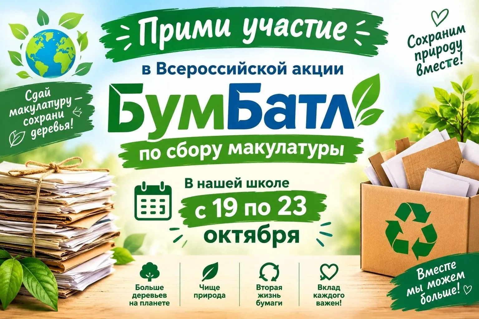 Внимание! Стартует Всероссийская акция «БумБатл»!