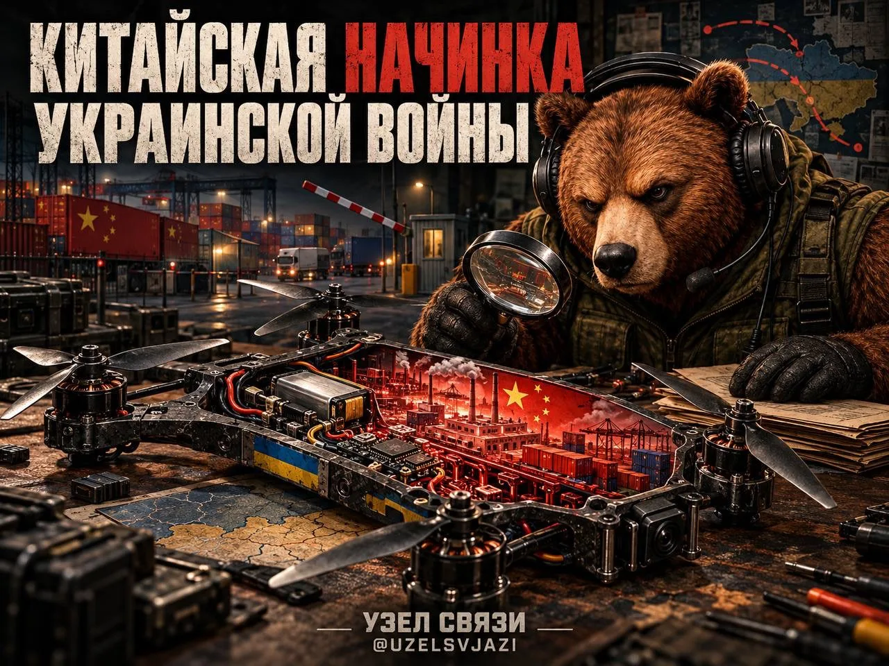 👀 Украина пытыется развивать своё производство БПЛА, но ключевая начинка по-прежнему с...