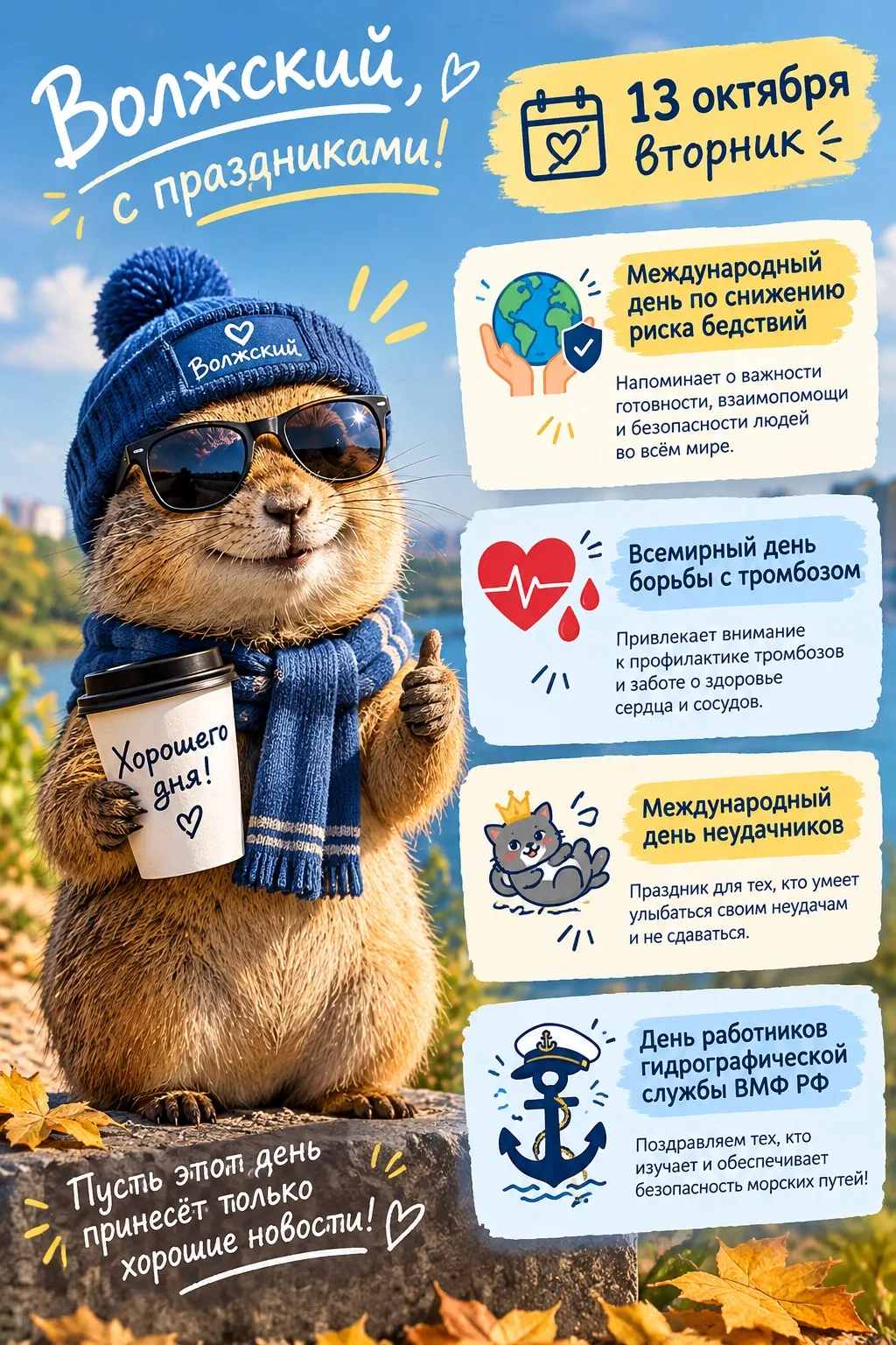 Сегодня целый календарь поводов для улыбки!