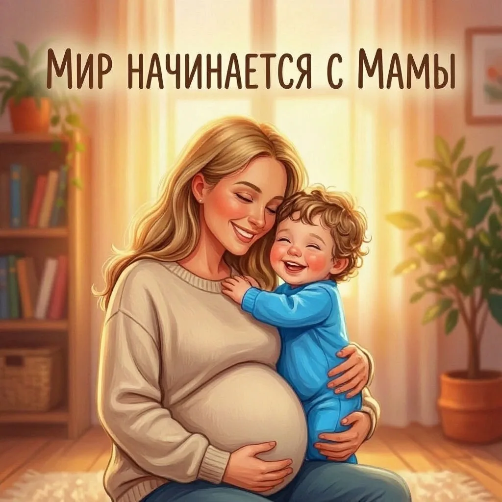 ВЫСТАВКА РИСУНКОВ "МИР НАЧИНАЕТСЯ С МАМЫ"
