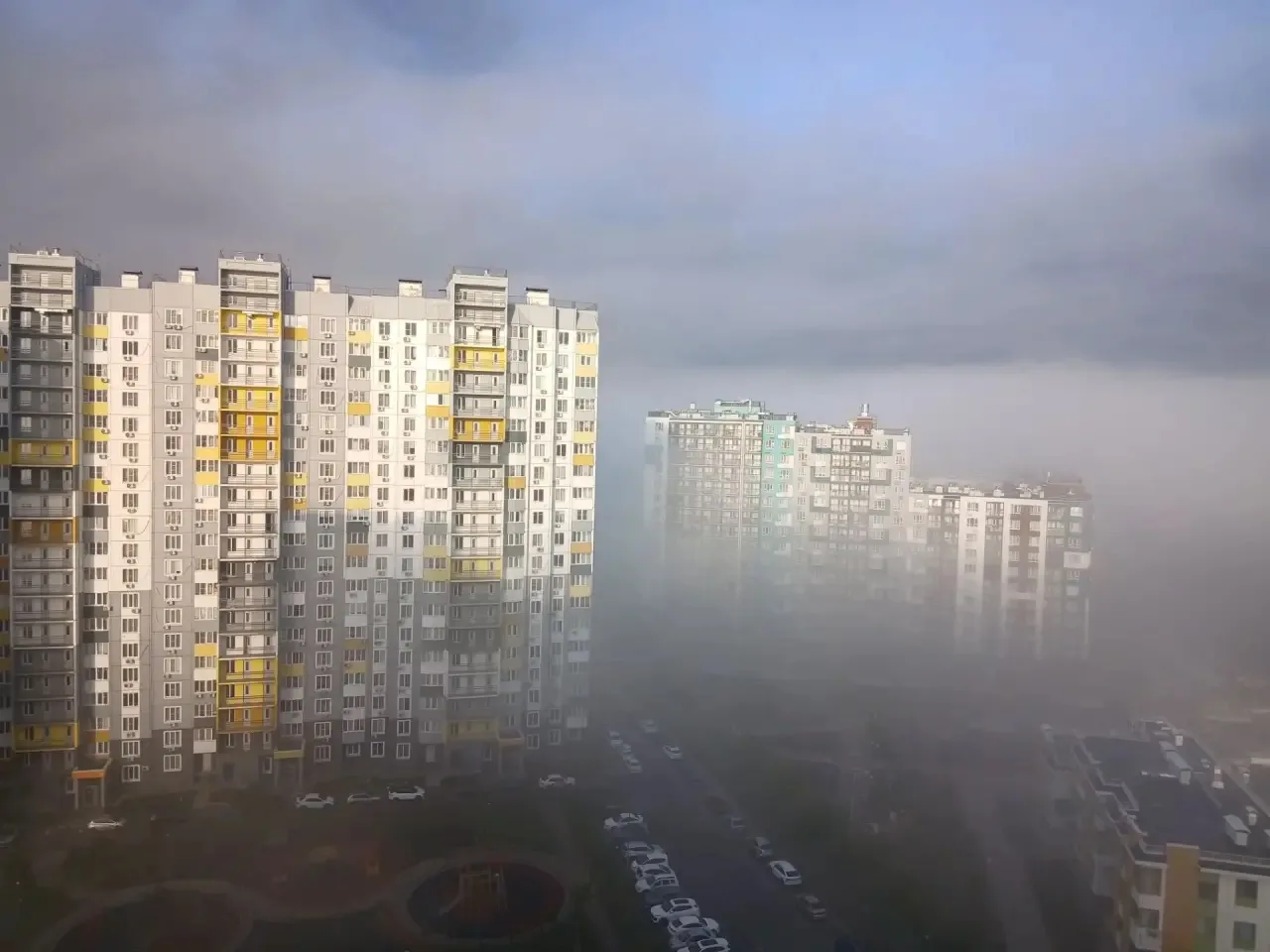Утренние кадры от соседей