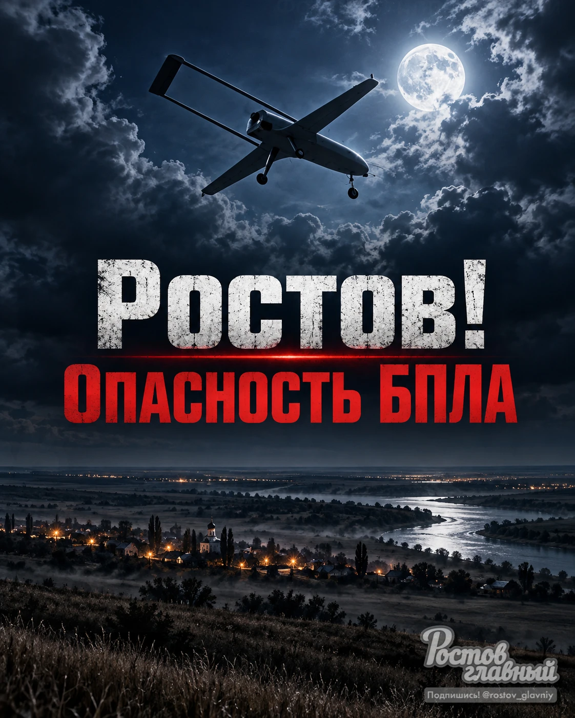 💥 3+ взрыва к западу от Ростова