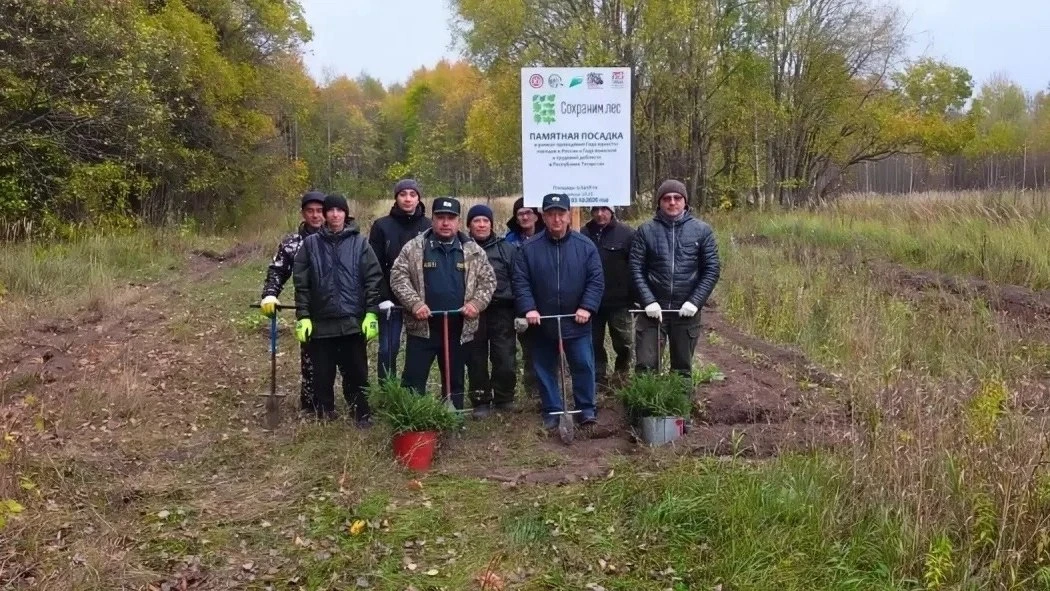 🌲 Более одного гектара нового леса высадили в Арском районе в рамках всероссийской акции.