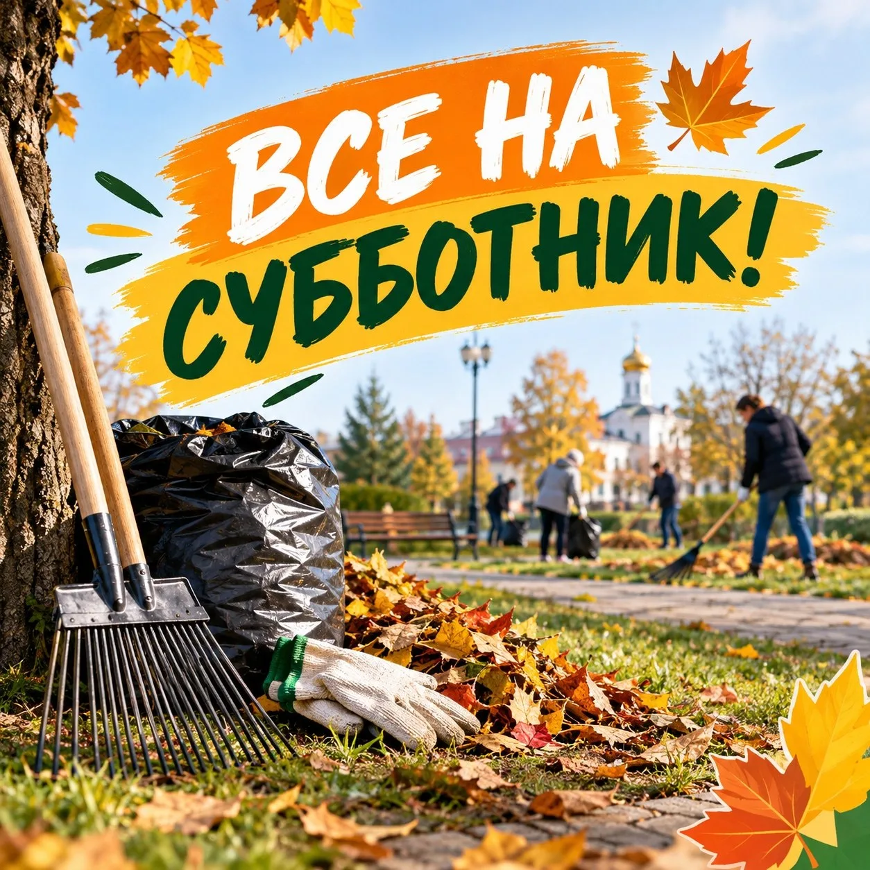 🍂 В Покровском округе пройдут осенние субботники