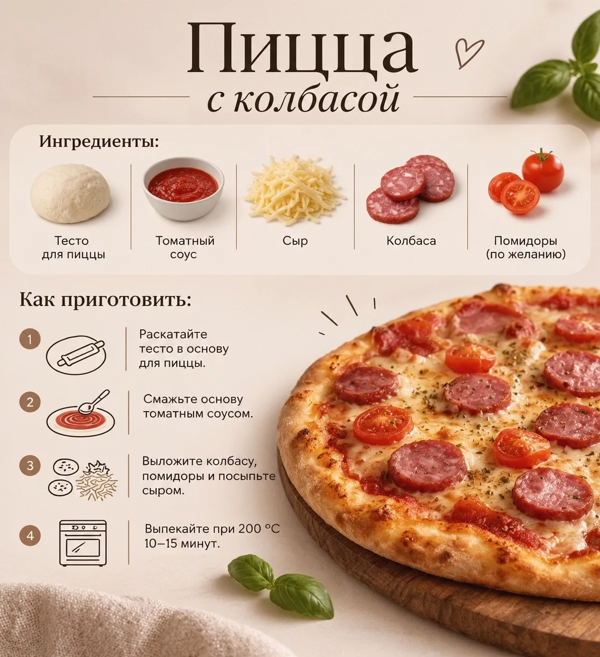 Давненько мы не делились с вами рецептами, а вы их очень любите!🍕