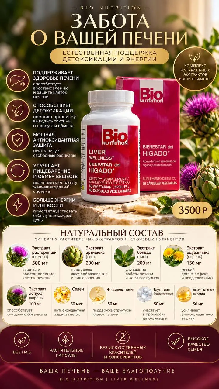 🌿✨ ЗАБОТА О ПЕЧЕНИ — ЗАБОТА О СЕБЕ!