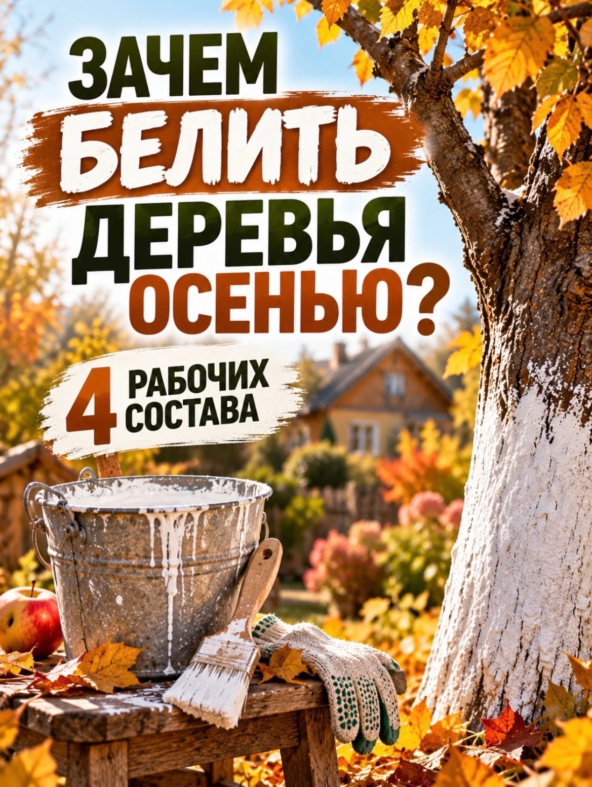 Подготавливаем сад к зиме 🪏